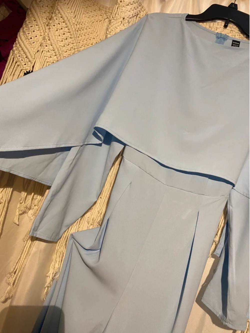 Baby blue jumpsuit